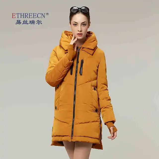 Cheap 2015 New Hot Thicken Warm Woman Cotton Padded Wadded jacket Coat Parkas Outerwear Hooded Slim Mid Long Plus Size 2XXL Loose