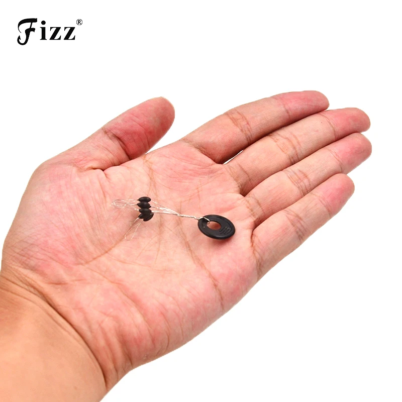 

100pcs Fishing Space Beans 6 In 1 Fishing Float Connector Steel Wire Rubber Fishing Space Bean Accessories Tackle Dropshipping