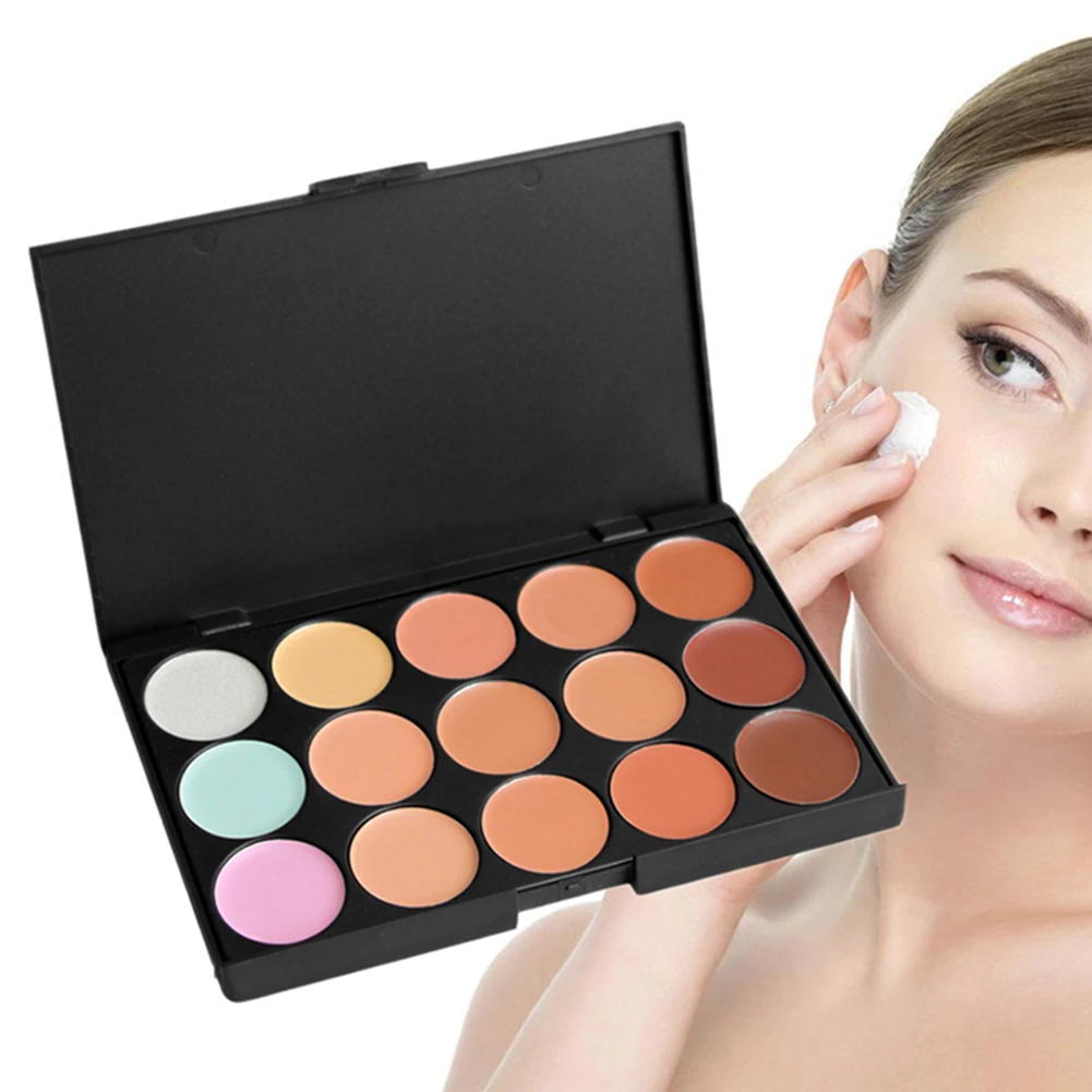 

15 Color Concealer Palette Makeup Primer Face Waterproof Concealer Skin Foundation Power Make Up Cosmetic TSLM1