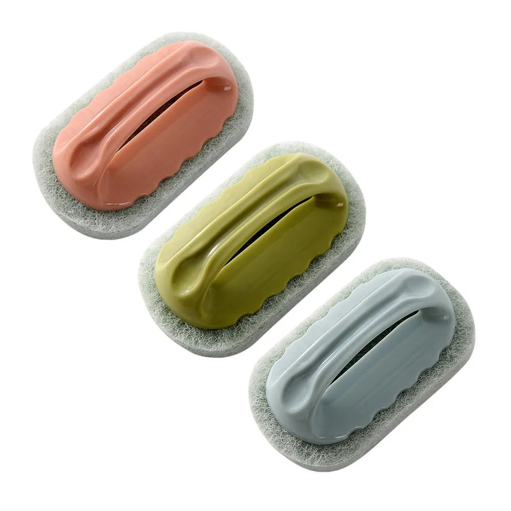 * Ventana limpiador baño azulejo piso cepillo de limpieza esponja inferior cocina baño cepillo de limpieza hogar 1.015