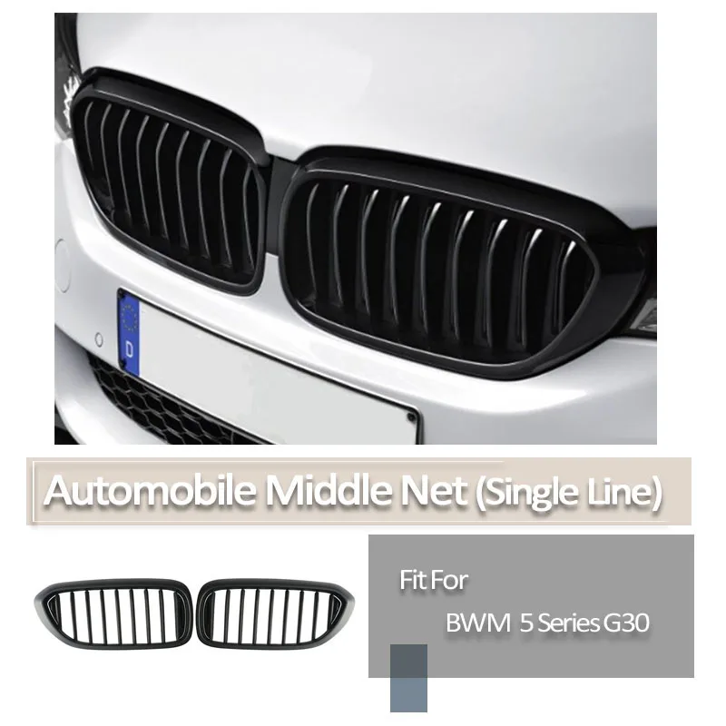 Overe 1 Набор передних гоночных грилей для BMW G30 G38 5 Series 2017 2018 2019 520i 530i 540i M5