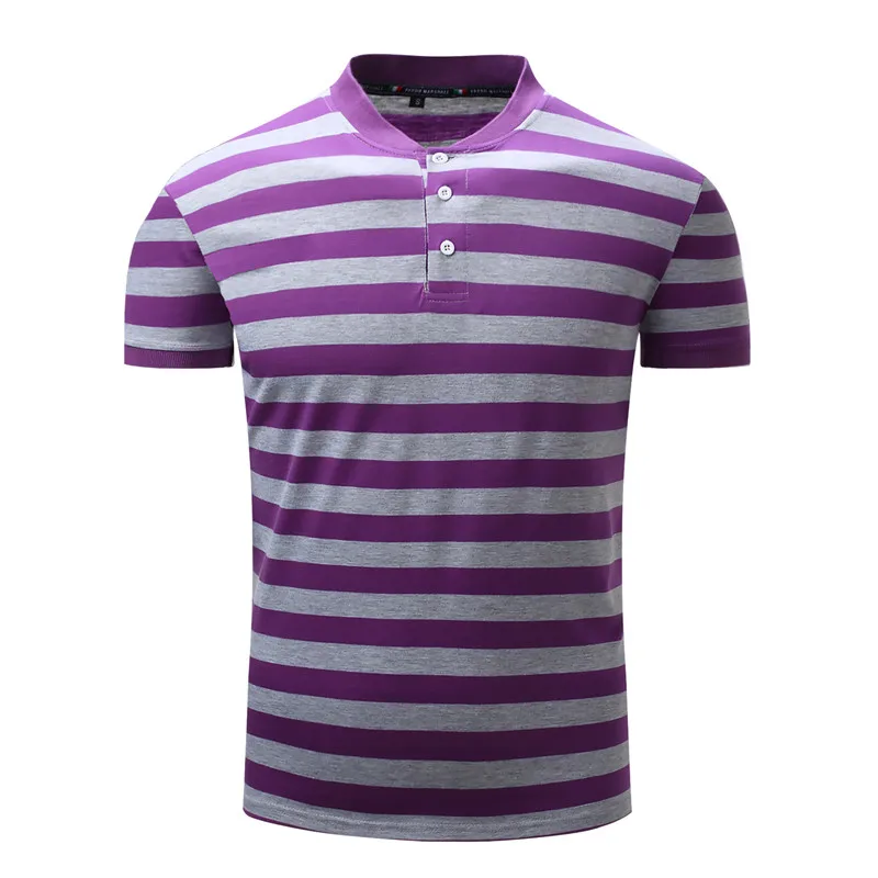 FREDD MARSHALL Fashion Brand Men's Polo Shirts 2018 New Arrival Summer Male Cotton Casual Short Sleeve Striped Polo Shirt Homme Tops  (3)
