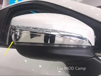 

For Mazda CX-5 CX5 2nd Gen 2017 2018 ABS Chrome Rearview Mirror Cover Side Door Mirror Decoration Strip Trims Car Styling