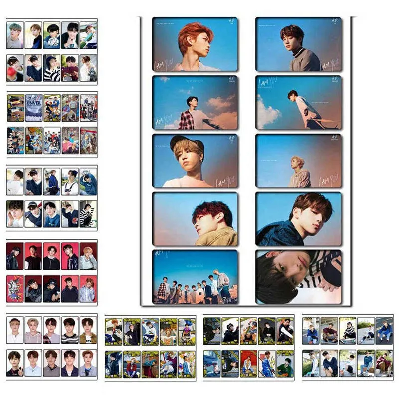 10 шт. Kawaii KPOP Stray Kids Lomo CRYSTAL Cards HD Photo Card Stickers Photocard постер подарок