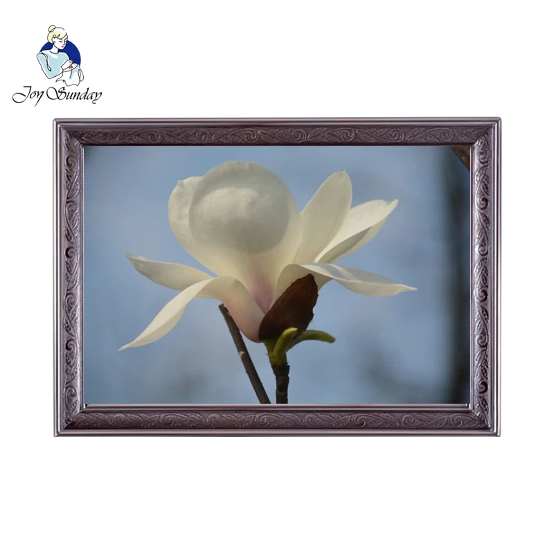 

Diy Diamond Painting 3D Diamond Embroidery white flower Pictures Of Rhinestones Hobbies And Crafts Material For Handmade