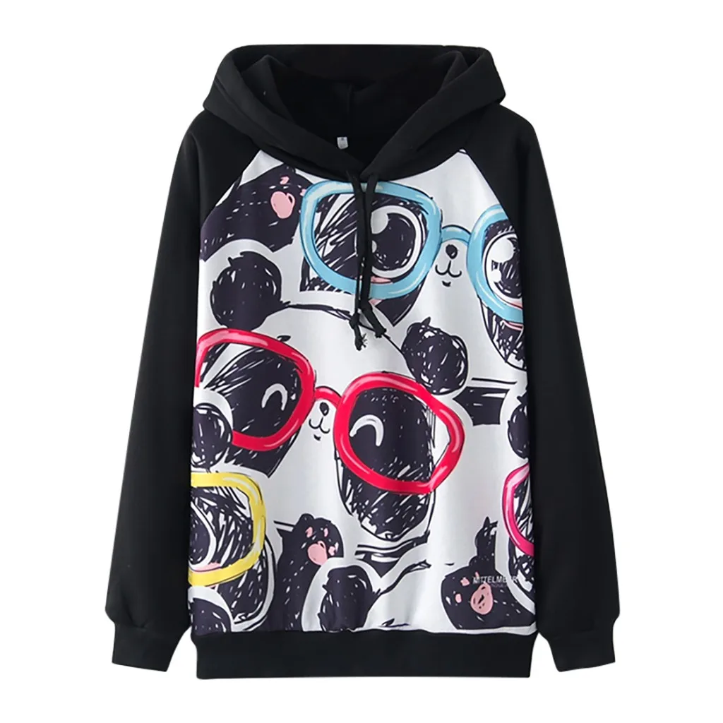 

Autumn Spring Short Sweatshirt Women Long Sleeve Letter Print Striped Hoodies Cotton Casual Pullovers Female #Ger