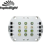 4 канала 12 Светодиодный S 6 цветов аквариум светодиодный излучатель лампа светильник Cree XPE XP-E Epi светодиодный s энергосберегающий светодиодный светильник