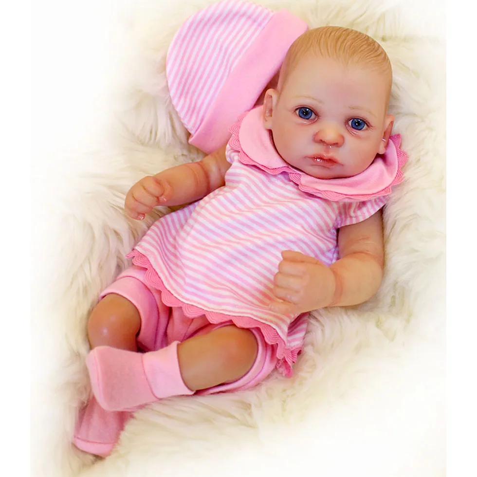 OtardDolls bebe reborn doll 25 см полностью виниловая кукла Реалистичная ручная роспись