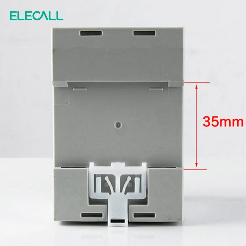 ELECALL D52-2042 двойной дисплей din-рейку красный зеленый AC80-300V AC0.1-99.9A Цифровой вольтметр переменного тока Alternationg напряжение измеритель тока