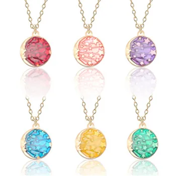 

Hot Fashion Star Moon Necklace Golden Dipper Pendant Beautifully Simple Geometric Universe Starry Female Ornament