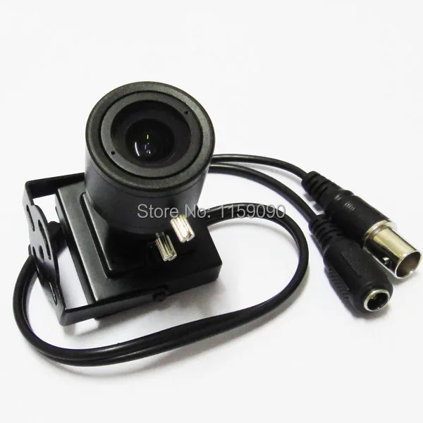 Мини HD 700TVL высокое разрешение CMOS 1/3 &quot2 8-12 мм F1.4 объектив CCTV цветная камера