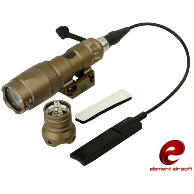 Rifle de Caça Elemento Airsoft Tactical Mini-olheiro Luz Lanterna Arma M300 Ex191 3 Luzes de armas