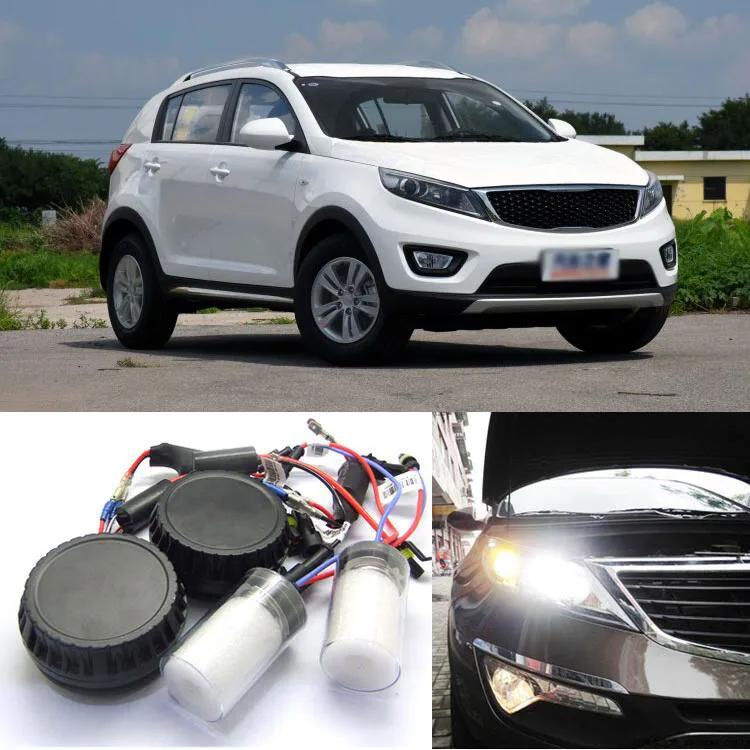 Поколение все в одном нижний луч без ошибок HB3 HID фары для KIA Sportage R