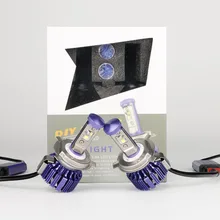 concep M3 turbo светодиодные фары H4 Hi/короче спереди и длиннее сзади) луч 40 Вт 4000LM светодиодные лампы для авто противотуманных фар Play& Plug яркие водонепроницаемые наклейки для автомобилей