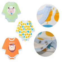 Baby Clothing Newborn Body Baby Rompers Triangle Long Sleeve Cotton Jumpsuit turtleneck Infant Pajamas Baby Boy Girl Clothes 2018 winter warm baby duck down rompers infant boy thick jumpsuit baby snow wear coats girl snowsuit newborn clothes