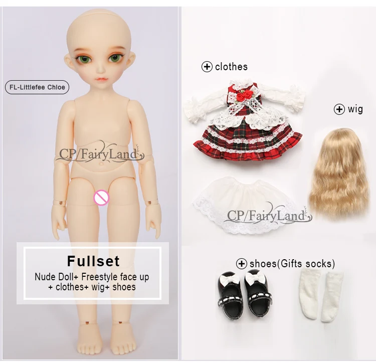 1/6 BJD Волшебная страна кукол Littlefee Chloe Fullset FL модель Девушки Мальчики глаза высокое качество игрушки магазин смолы Luts Linachouchou лати