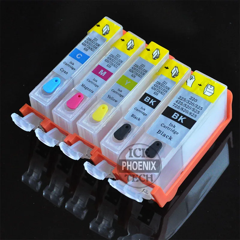 For Canon Mg5170 Mg5270 Mg5370 Mg 5170 Mg 5270 Mg 5370 Printer Ink Cartridges Refillable Pgi 725 Pgi725 Ink Cartridge Printers Ink Cartridgesrefillable Cartridges Aliexpress