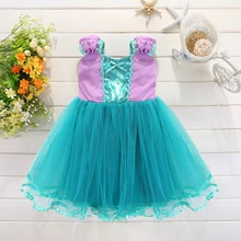 Летнее платье для маленьких девочек, коллекция года, брендовая детская одежда принцессы, платья для девочек, костюм из тюля для костюмированной вечеринки для детей 2, 3, 4, 5, 6 лет, Vestidos