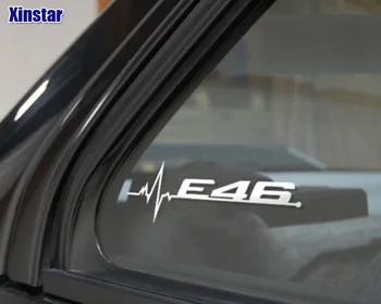

2pcs/lot motorsport E28 E30 E34 E36 E39 E46 E53 E60 E61 E62 E70 E71 E80 E83 E84 E90 E91 E92 car windows sticker for BMW