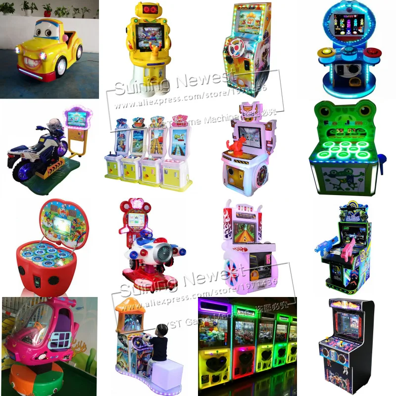 

Kids Indoor Playground Fairground Amusement Park Token Coin Operated Arcade Game Machine For Game Center and Shopping Malls