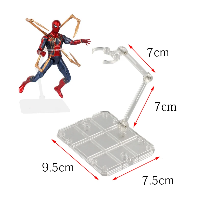 

10Pcs/set Suit for figma SHF Robot Action Figure Toys Colorful Saint Seiya Support Model Soul Stand Bracket Base for STAGE ACT