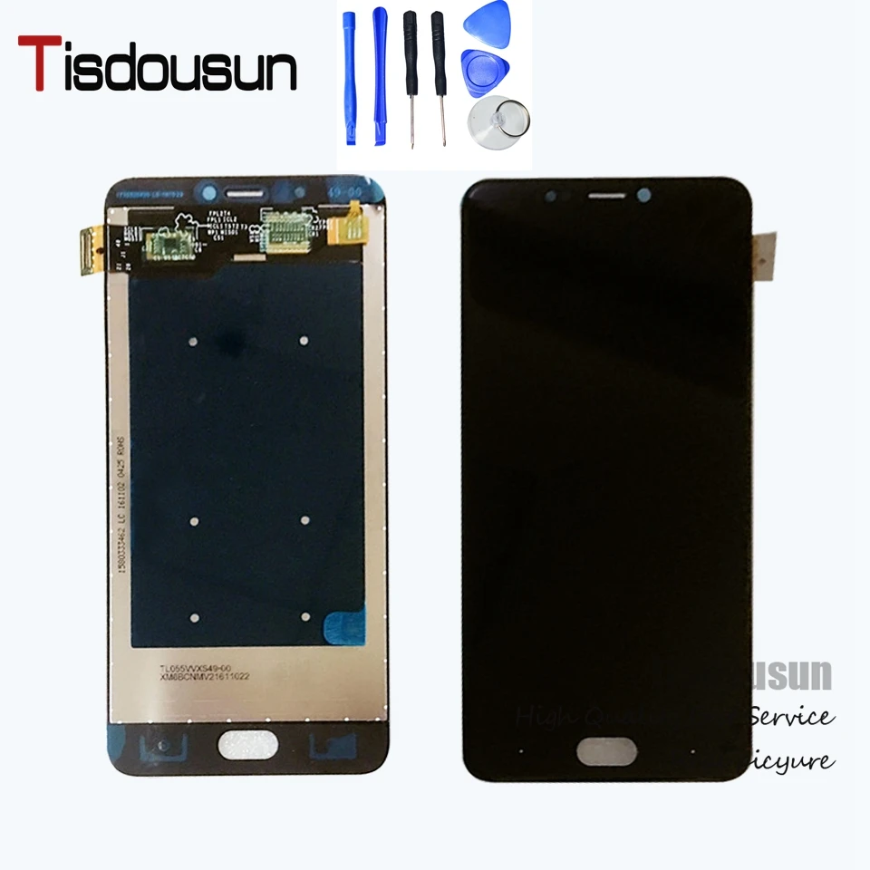 Высокое качество черный/белый/золотой 5 дюймов для GiONEE A1 ЖК-дисплей с кодирующий