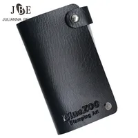 24 Slots PU Nail Art Stamping Plates Case Holder Steel Template Leather Bag Folder Template Storage Tools For 6cm*12cm Stencil 2