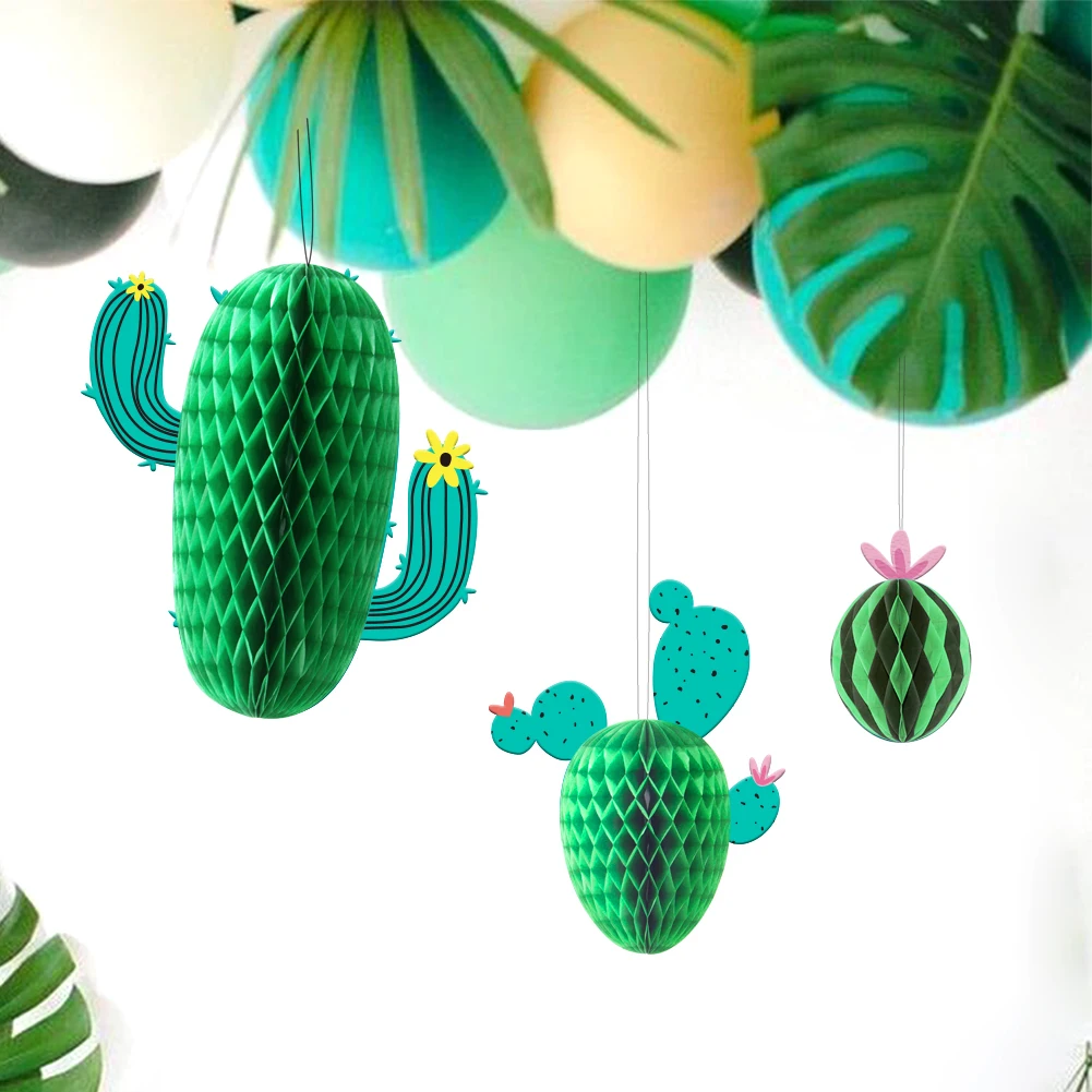 Cactus Theme Paper Napkins for Fiesta Birthday Party 100 Pack