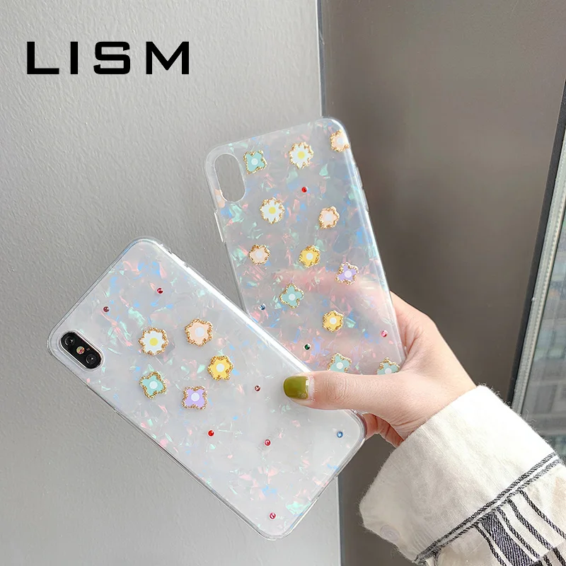 

Flower series Cell phone Case for iphone 7 8 Plus soft silicone Case For iphone X XR XS Max case cover with Panya style