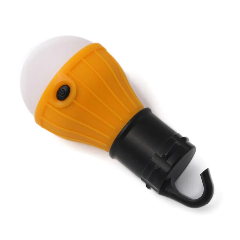 1 Pcs Outdoor Mini Tool Camping Equipment Lantern Tent Light Portable LED Bulb Emergency Hiking Fishing Hook Hanging Flashlight