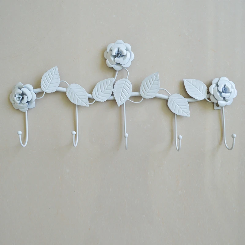 

Creative wall door coat hat rack hanger Continental clothes hooks hanging hook wall hanging wrought iron housekeeper on the wall