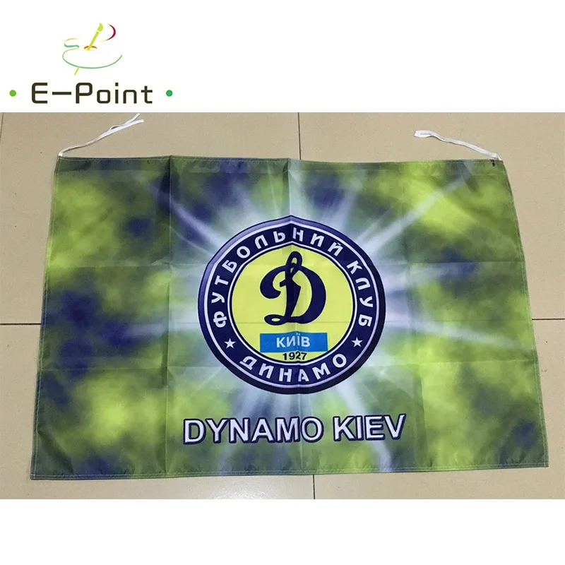 

95cm*65cm Size old FC Dynamo Kiev Ukraine Christmas Decorations for Home Handing Polyester Flag Banner Gifts