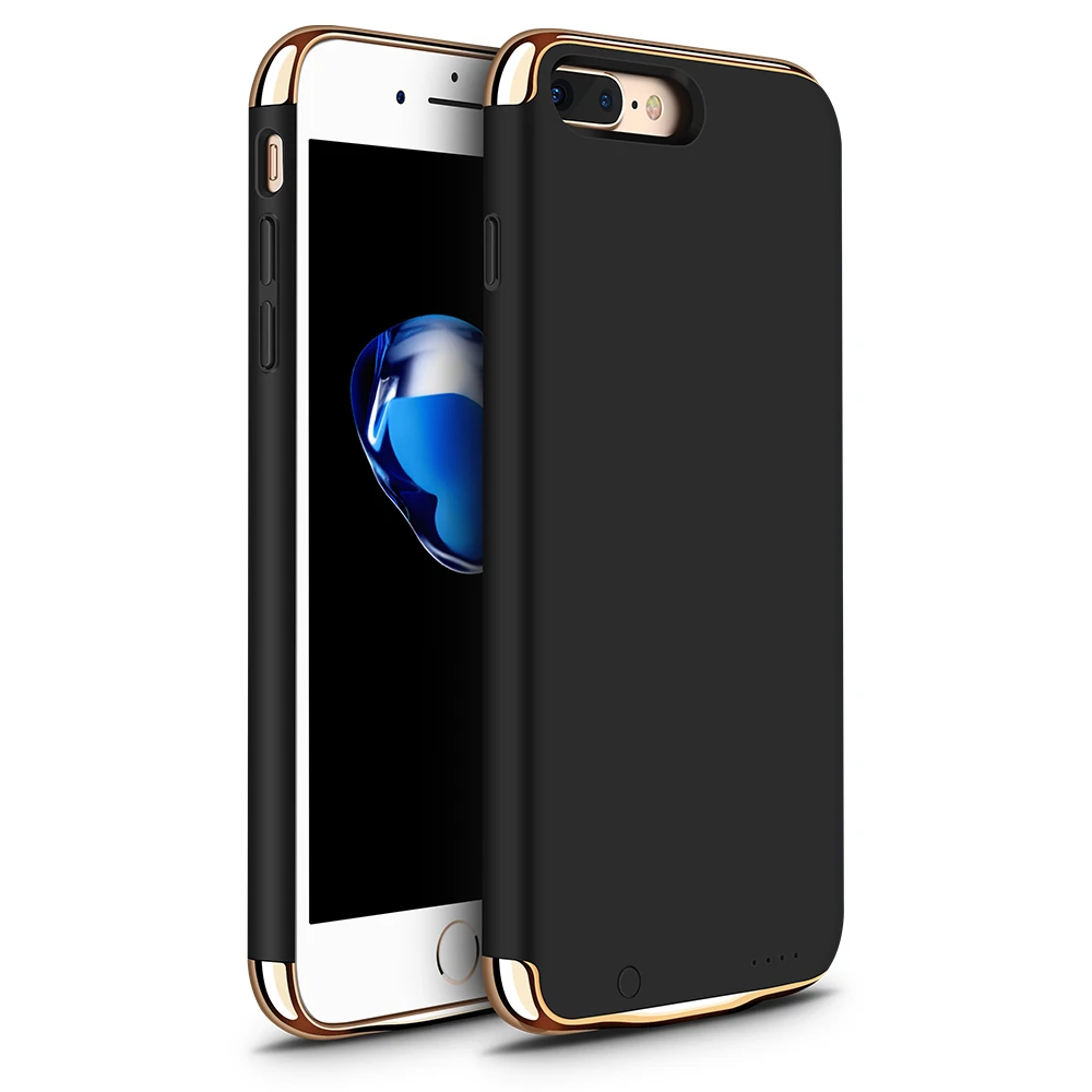 Goede Batterij Lader Case 3500 mAh Voor iPhone 7 plus 8 plus Power Bank Ultra dunne Externe Geval Back voor iPhone 8 7 plus 5.5\