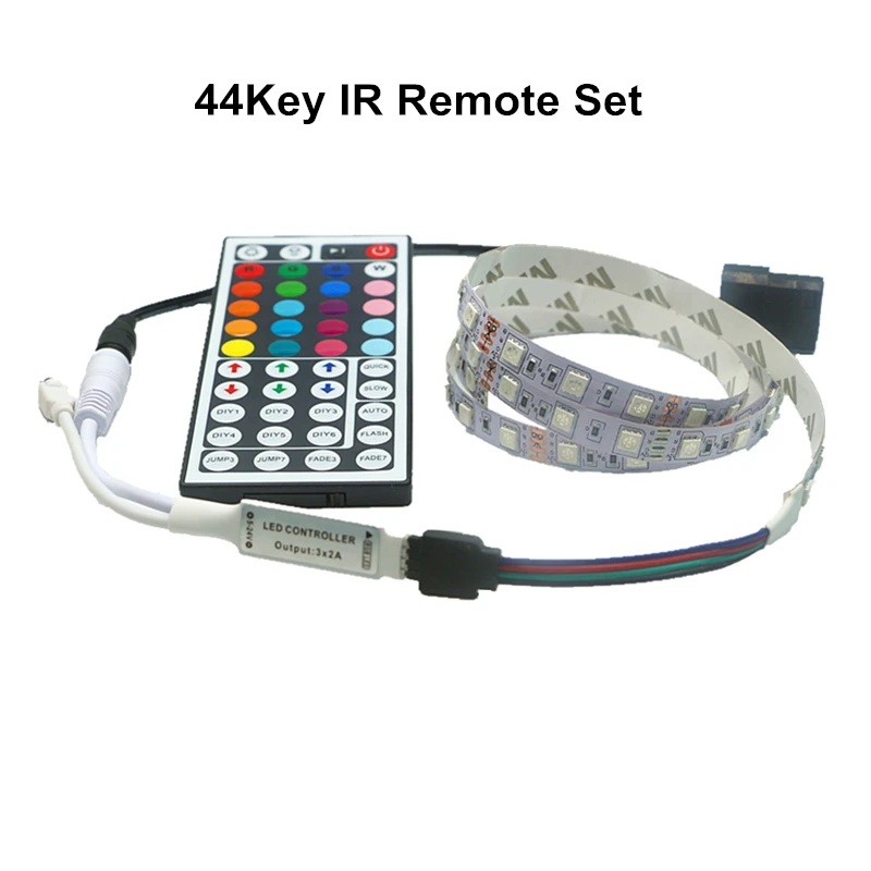 Светодиодная лента 5050 RGB для ПК чехол SATA интерфейс питания 12 В Диодная + 24 44