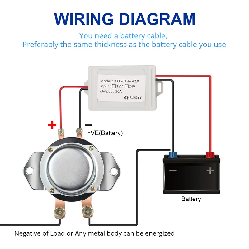 12V/24V Fernbedienung Auto Batterie Schalter 180A Verhindern Batterie  Verlust Universal Cut Off Schalter Trennen Sie elektromagnetische -  AliExpress