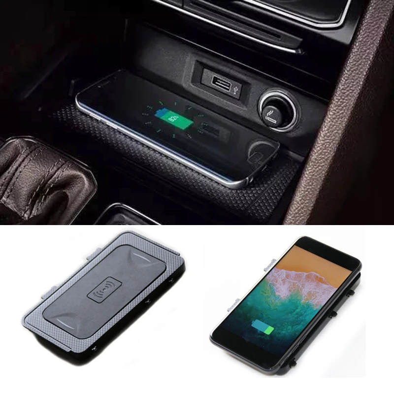 For VW Teramont T roc 2017 2018 car QI wireless charger