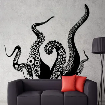 

Creative Octopus Wall Stickers DIY Self-adhesive Waterproof Wallpaper Living Room Sofa TV Background Decor Mural Decals Poster