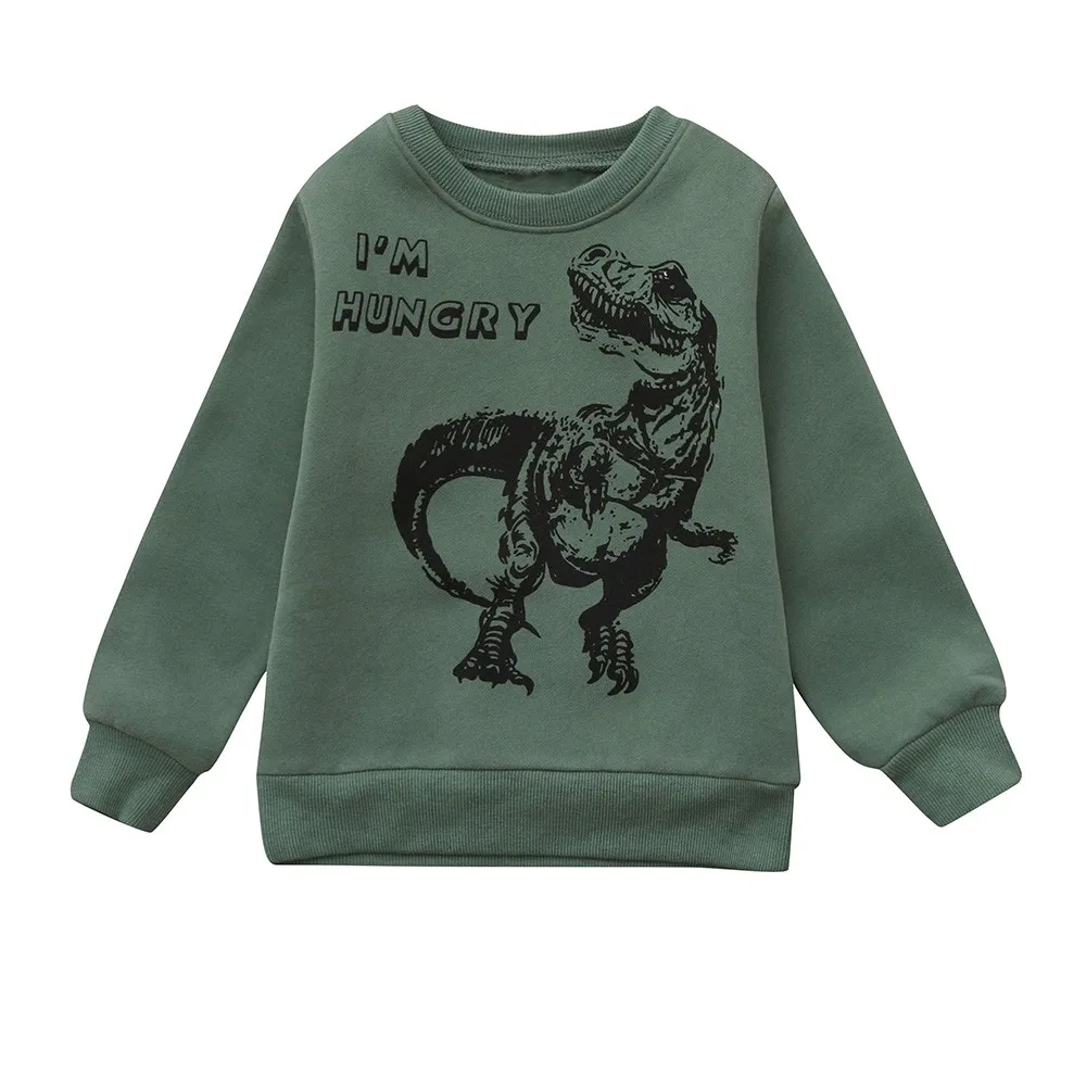 

Fashion Animals Printed Children Kids Boys Sweatshirt Spring Autumn Winter Warm Tops Pullover Coat Toddler Clothes For Baby #Z5