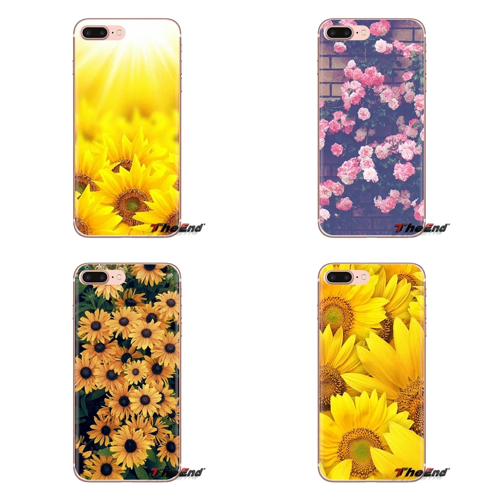 Container Gardens sunflower Transparent Clear TPU Case For Samsung Galaxy J1 J2 J3 J4 J5 J6 J7 J8 Plus 2018 Prime 2015 2016 2017 |