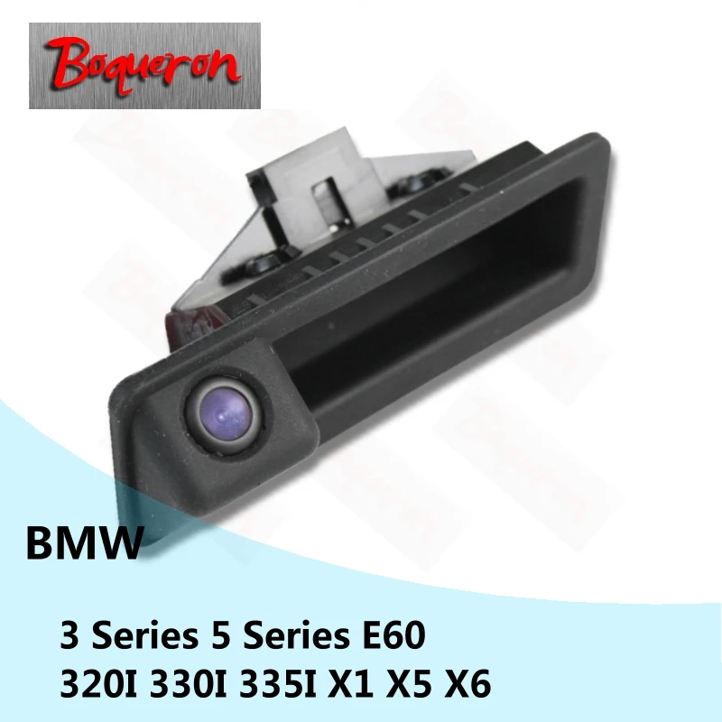 

for BMW 320I 330I 335I X1 X5 X6 / 3 Series 5 Series E60 Trunk Handle Car Rear View Camera HD CCD Reverse Parking Backup Camera