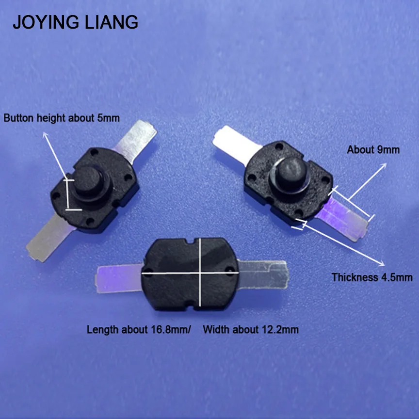 3pcs/lot Strong Light Flashlight Switches The Electric Torch Tail