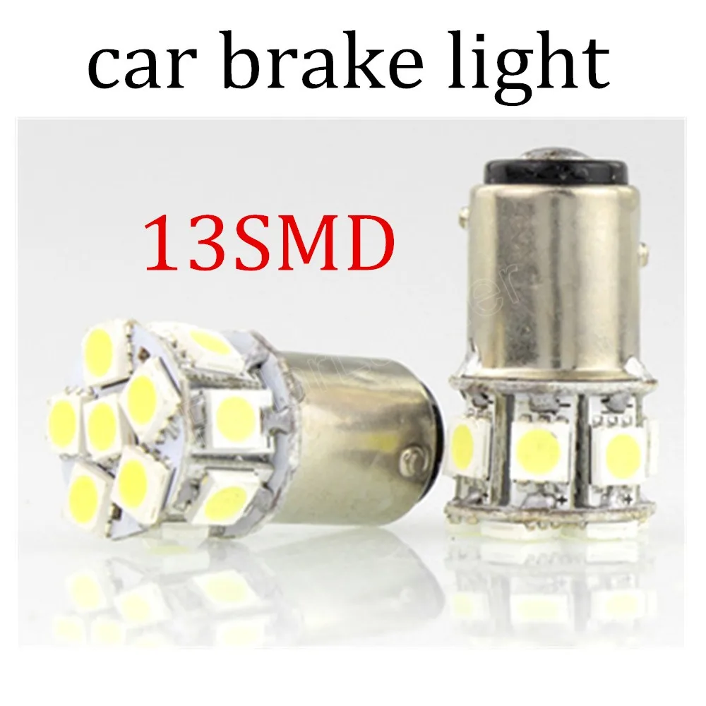 10pcs/Lot DC12V 1156 13SMD Ultra Bright Car Brake Turn Signals Light LED Tail Brake Parking