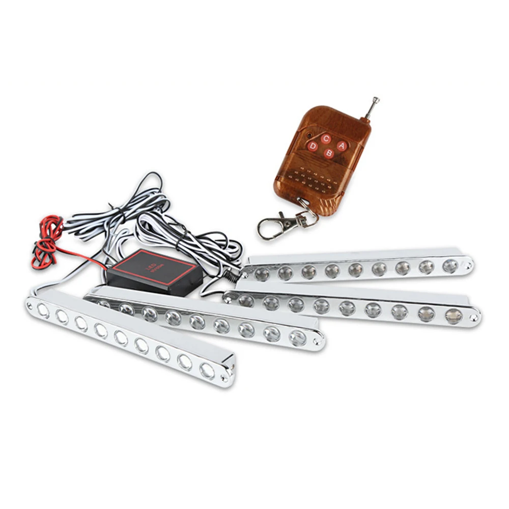 

Car Truck 9 LED Amber Flashing Emergency Wireless Control Streamer Lights Hazard Warning Lamp DC12 24V Clearance light