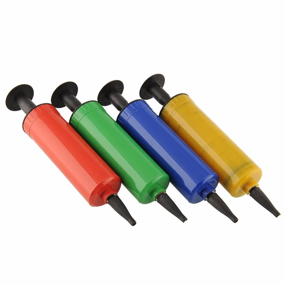 Inflator Hand Air Pump Needle Ball Football Basketball Colorful