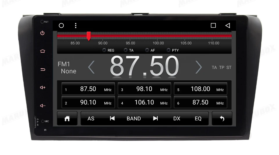 Top MARUBOX Head Unit For MAZDA 3 2009-2013 Android 8.1 Octa Core 9" Double Din Car Radio GPS Navigation Multimedia Player 9A701DT8 9