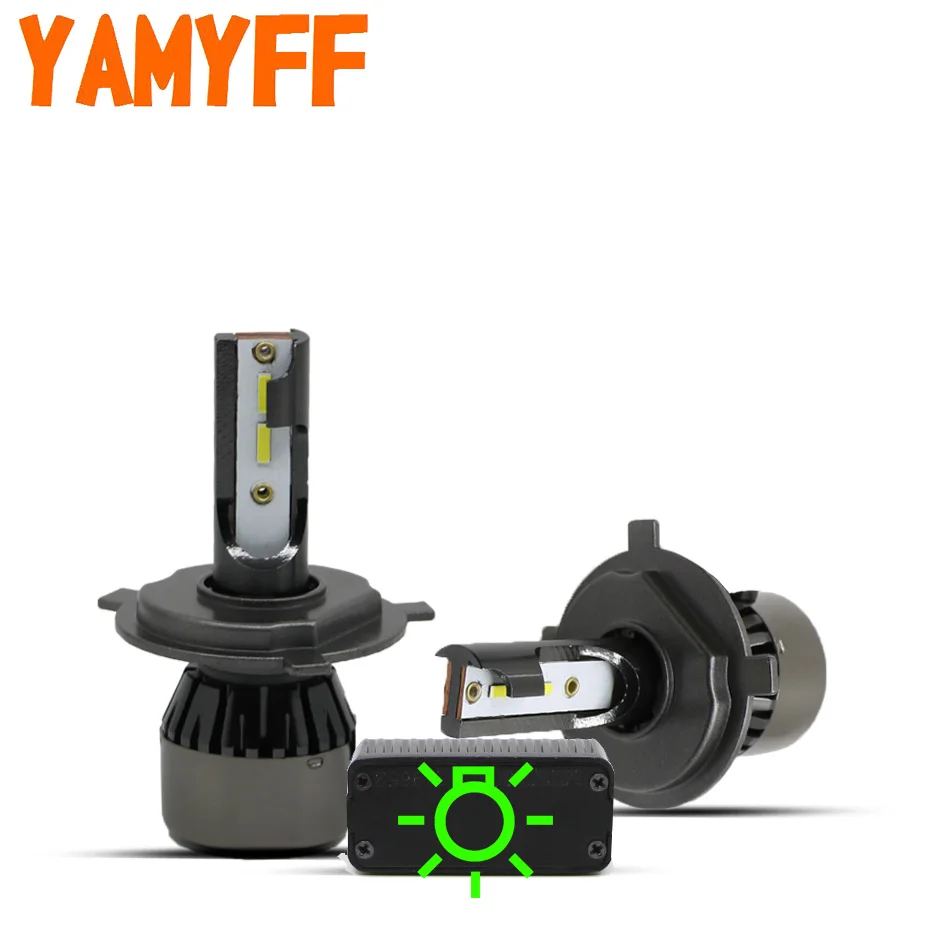 

YAMYFF Canbus H7 LED H4 LED H1 Car Headlight H11 H8 H9 Mini Car Lamp 6000K 10000LM Auto Headlamp 12V Fog Light Bulb No Error