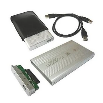 

YOC-New Superior Practical Plastic 2.5" USB 2.0 SATA Hard Drive HDD Case Enclosure