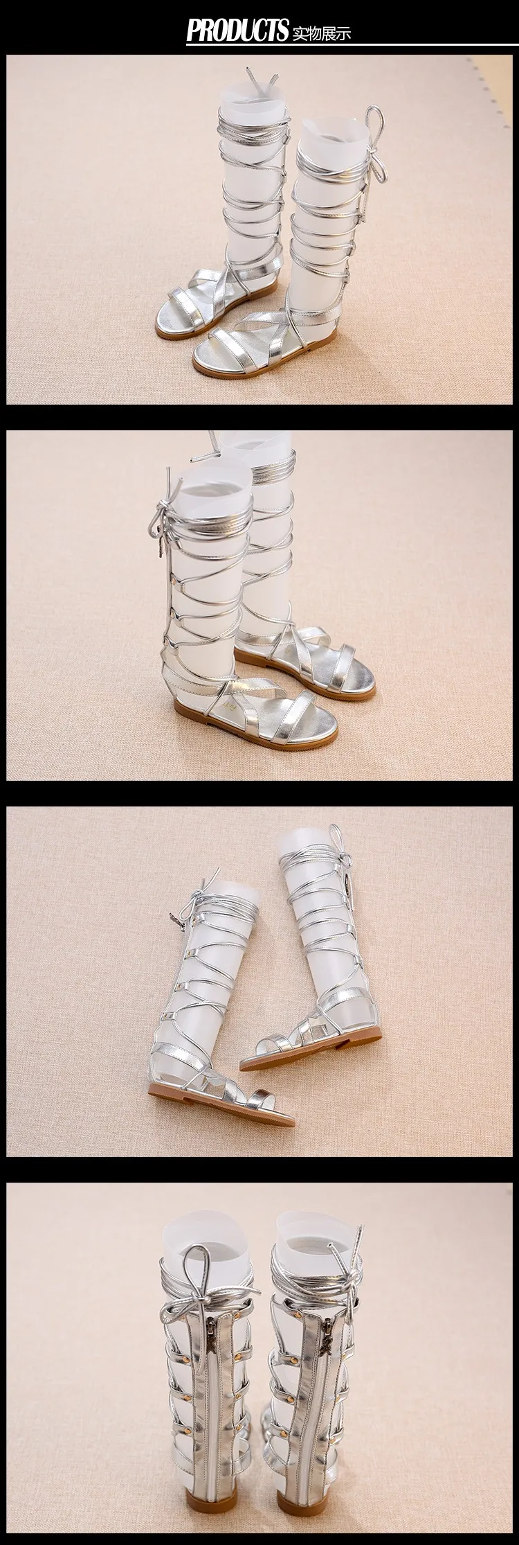 Лидер продаж Лето ребенок сандалии Девочка сандалии-гладиаторы красивые ботинки с заклепками модная обувь из сеточки для девочек XZ016