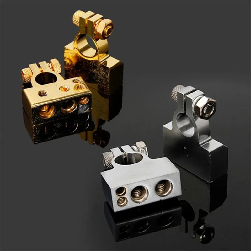 KROAK 2 Pcs 4/8 Awg Auto Car Positive Negative Battery Terminal