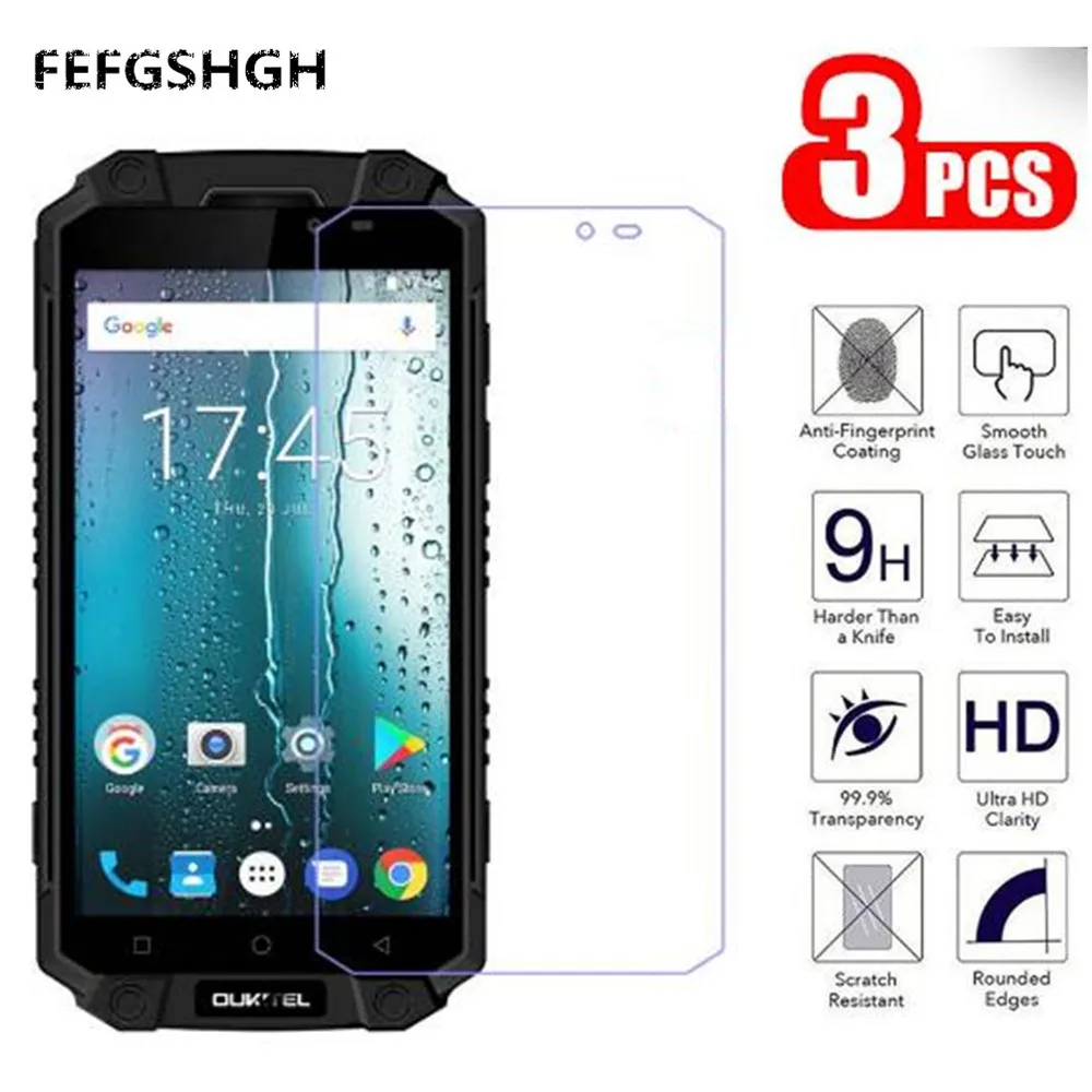 

2.5D 9H Tempered Glass For Poptel Land Rover P9000 MAX Screen Protector Glass On The For Poptel P9000 MAX Protective Film Glass